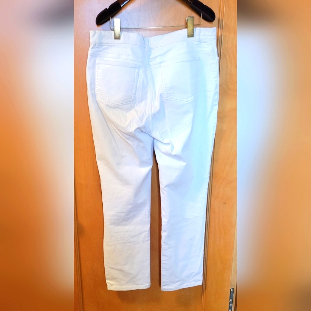 Lafayette 148 New York Thompson White Jeans - Picture 2 of 3